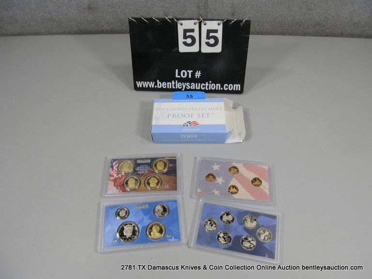 2009 UNITED STATES MINT PROOF COIN SET - 18 COINS TOTAL
