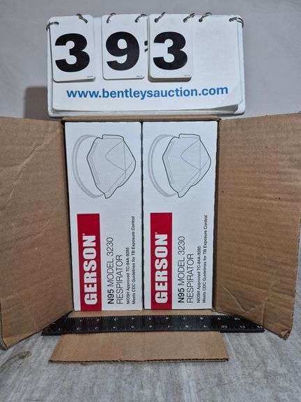 BOX: GERSON N95 RESPIRATOR MASKS