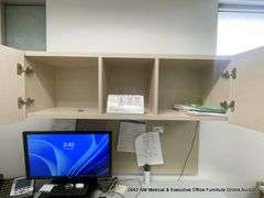 DESK & OVERHEAD BIN