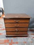 4-DRAWER WOOD CABINET