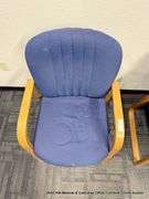 BLUE ARM CHAIR