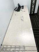 OFFICE DESK TOP W/ FILE CABINET