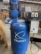QUINCY COMPRESSOR 80-GALLON, 7.5HP, 2 STAGE, MODEL: 271CS80VCB