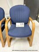 BLUE ARM CHAIR