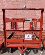 ORANGE METAL CART