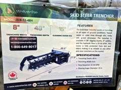 2025 WOLVERINE SKID STEER TRENCHER ATTACHMENT MODEL: TCR-12-48H, 48"