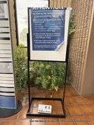 BLACK FRAME SIGN