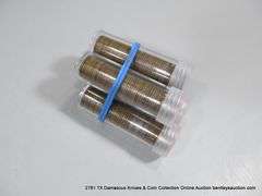 3-1/2 TUBES: 1949 P,D,S MINT LINCOLN HEAD WHEAT PENNIES (3X MONEY)