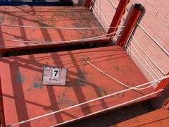 ORANGE METAL CART