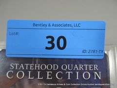 WHITMAN DISPLAY - 2007 STATEHOOD QUARTER COLLECTION - 5 COINS