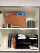 OFFICE SUPPLIES IN CABINET