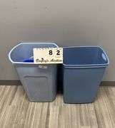 (3) PLASTIC TRASHCANS