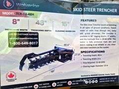 2025 WOLVERINE SKID STEER TRENCHER ATTACHMENT MODEL: TCR-12-48H, 48"