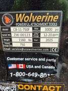 2025 WOLVERINE SKID STEER CONCRETE BREAKER ATTACHMENT MODEL: CB-11-750F