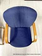 BLUE ARM CHAIR