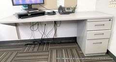 DESK & OVERHEAD BIN