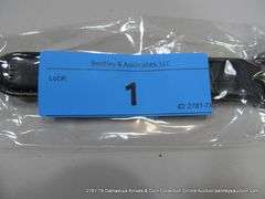 QUARTZ ANALOG MENS WRISTWATCH W/ 3 SUB DIALS - WHITE FACE - BROWN BAND