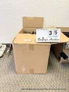 BOX OF OFFICE SUPPLIES