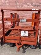 ORANGE METAL CART