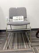 GRAY CLOTH CHAIR
