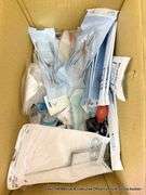 BOX OF MEDICAL TOOLS