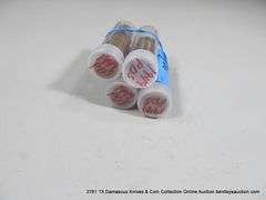3-1/2 TUBES: 1949 P,D,S MINT LINCOLN HEAD WHEAT PENNIES (3X MONEY)