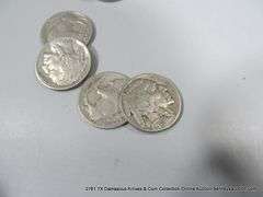 TUBE: (42 COINS TOTAL) MIXED DATE INDIAN HEAD BUFFALO NICKELS