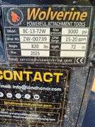 2025 WOLVERINE SKID STEER BRUSH CUTTER ATTACHMENT MODEL: BC-13-72W, 72"
