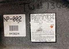 ROTEX PUNCH CO PUNCH MODEL: 18-BCH, S/N: 16496