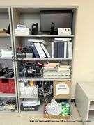 METAL BOOK SHELF - NO CONTENTS