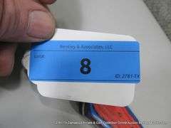 KNIFE ASSORTMENT 5" TO 9" BLADES CARBON FINISH - RED, BLUE, GREEN & NATURAL HANDLES