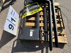2025 MOWER KING SKID STEER FORKS MODEL: SA - ADJUSTABLE, QUICK ATTACH, S/N: SA25050101C-06C