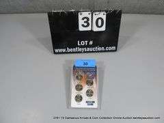 WHITMAN DISPLAY - 2007 STATEHOOD QUARTER COLLECTION - 5 COINS