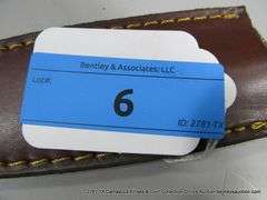 DOUBLE SIDED KNIFE 4" BLADE CARBON FINISH - BLUE HANDLE W/ SHEATH