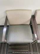 GOLD/SILVER ARM CHAIR