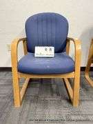 BLUE ARM CHAIR