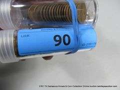 3-1/2 TUBES: 1949 P,D,S MINT LINCOLN HEAD WHEAT PENNIES (3X MONEY)