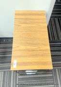 2-DRAWER BLACK FILE CABINET