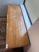 WOOD 2-DOOR 3-DRAWER CREDENZA