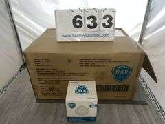 BOX OF NAV N95 RESPIRATOR MASKS