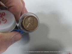 ROLLS: 1940'S MIXED MINT LINCOLN HEAD WHEAT PENNIES - TUBE ROLLS (5X MONEY)