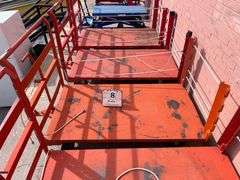 ORANGE METAL CART