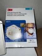 BOX: 3M RESPIRATOR N95 MASKS