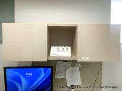 DESK & OVERHEAD BIN