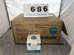 BOX OF NAV N95 RESPIRATOR MASKS