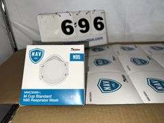 BOX OF NAV N95 RESPIRATOR MASKS