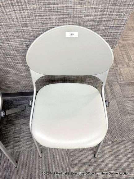 GRAY PLASTIC CHAIR