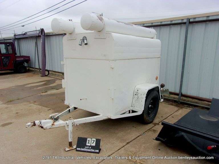 SHOPMADE SINGLE AXLE ENCLOSED TRAILER W(4' X 6' TRAILER) - NO TITLE