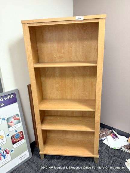 WOODEN BOOK SHELF