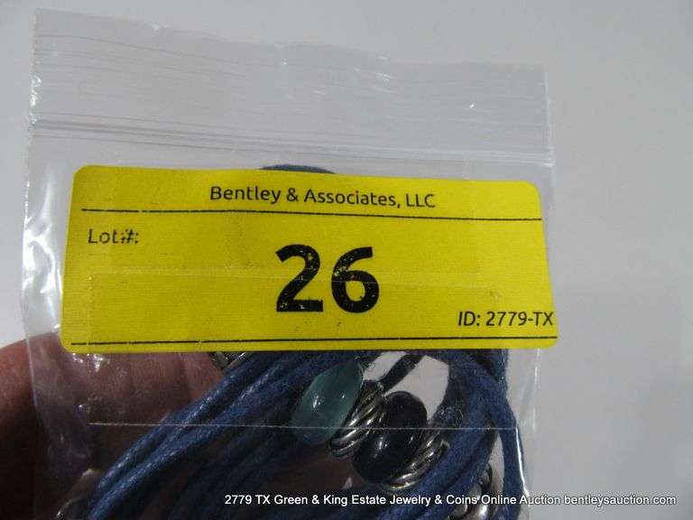 SOUTHWEST FASHION BLUE STONE & SILVER BEADED NECKLACE